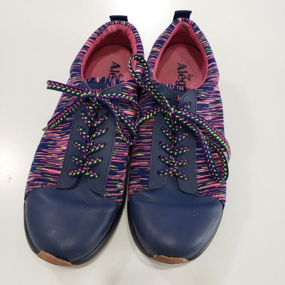 Alegria Traq Womans Blue and Pink Sneakers, Size 39 - Picture 11 of 11